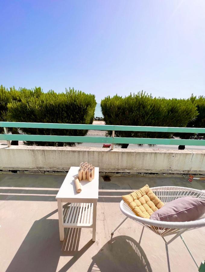 Front De Mer Rivedoux-Plage - Terrasse Exterieur - Parking Exteriör bild