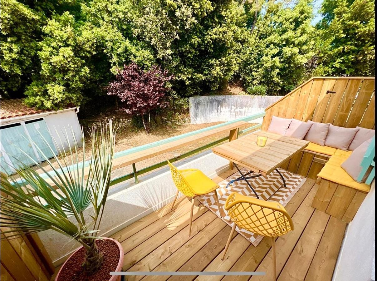 Front De Mer Rivedoux-Plage - Terrasse Exterieur - Parking Exteriör bild
